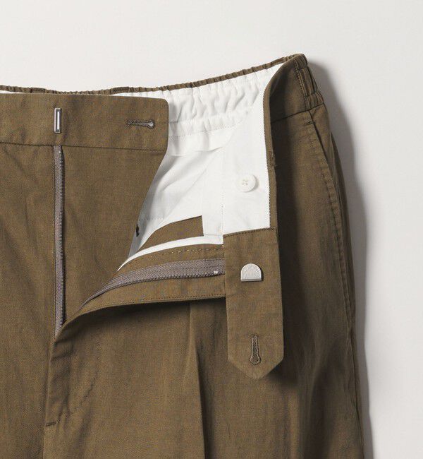 STEVEN ALAN「＜Steven Alan＞ コットン/リネン イン ツープリーツ ドレス トラウザーズ ハーフイージー II」|スラックス|