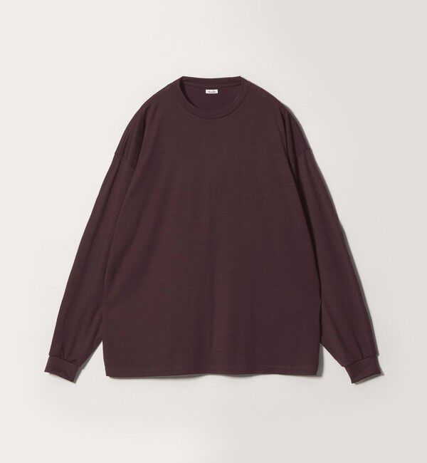 STEVEN ALAN「＜Steven Alan＞ メリノウール クルーネック Tシャツ」|Tシャツ・カットソー|WINE