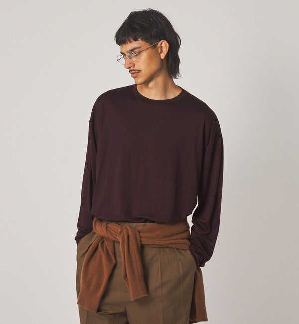 STEVEN ALAN「＜Steven Alan＞ メリノウール クルーネック Tシャツ」|Tシャツ・カットソー|