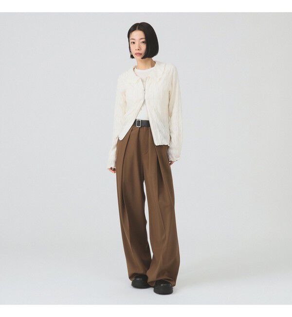 Ray BEAMS 「カット ジャカード ジップ シャツ」|シャツ・ブラウス|