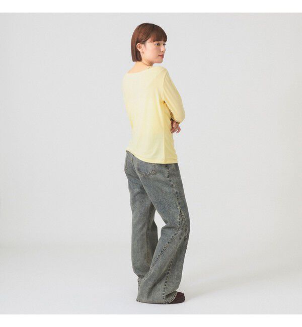 Ray BEAMS 「キャミソール レイヤード ギャザー Tシャツ」|Tシャツ・カットソー|