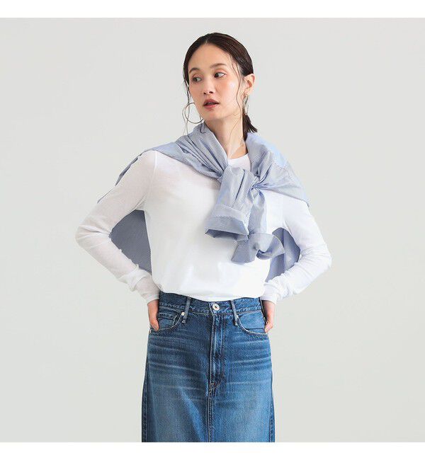 Demi-Luxe BEAMS 「【接触冷感】コットン ハイツイストシアー Tシャツ 26SS」|Tシャツ・カットソー|