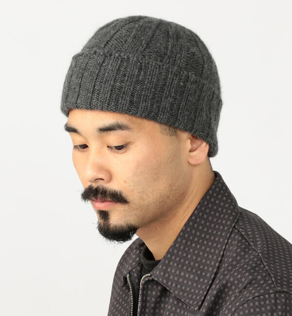 BEAMS PLUS「Cashmere Rib Watch Cap」|ニット帽|