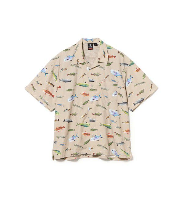 BEAMS「【別注】Columbia / PFG 総柄シャツ」|シャツ・ブラウス|