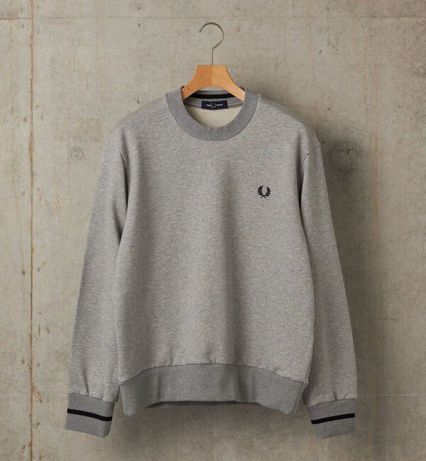 SHIPS「【SHIPS別注】FRED PERRY: シングル ティップ スウェットシャツ」|スウェット・ジャージ|グレー