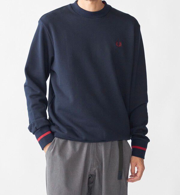 SHIPS「【SHIPS別注】FRED PERRY: シングル ティップ スウェットシャツ」|スウェット・ジャージ|
