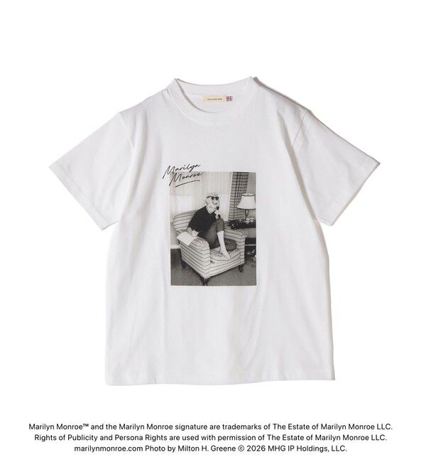 SHIPS for women「《追加予約》【SHIPS別注】Marilyn Monroe / フォト TEE」|Tシャツ・カットソー|