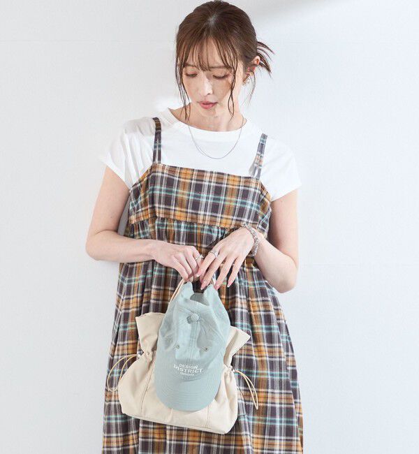 SHIPS Colors 「SHIPS Colors:〈手洗い可能〉マドラスチェック キャミ ワンピース◇」|ワンピース|