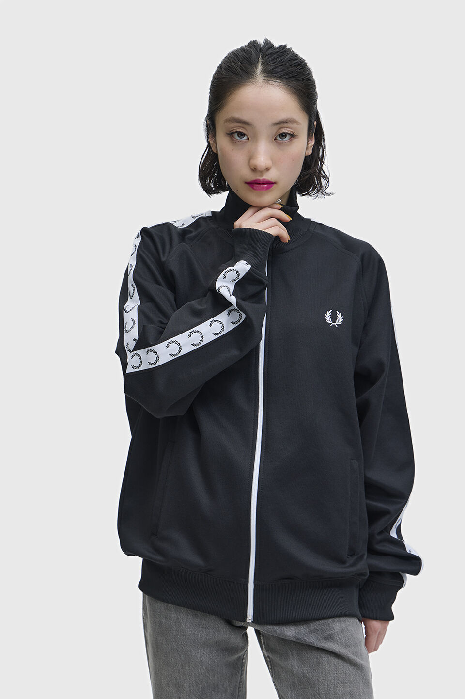 FRED PERRY 「FRED PERRY／Taped Track Jacket／フレッドペリートラックジャケット」|スウェット・ジャージ|