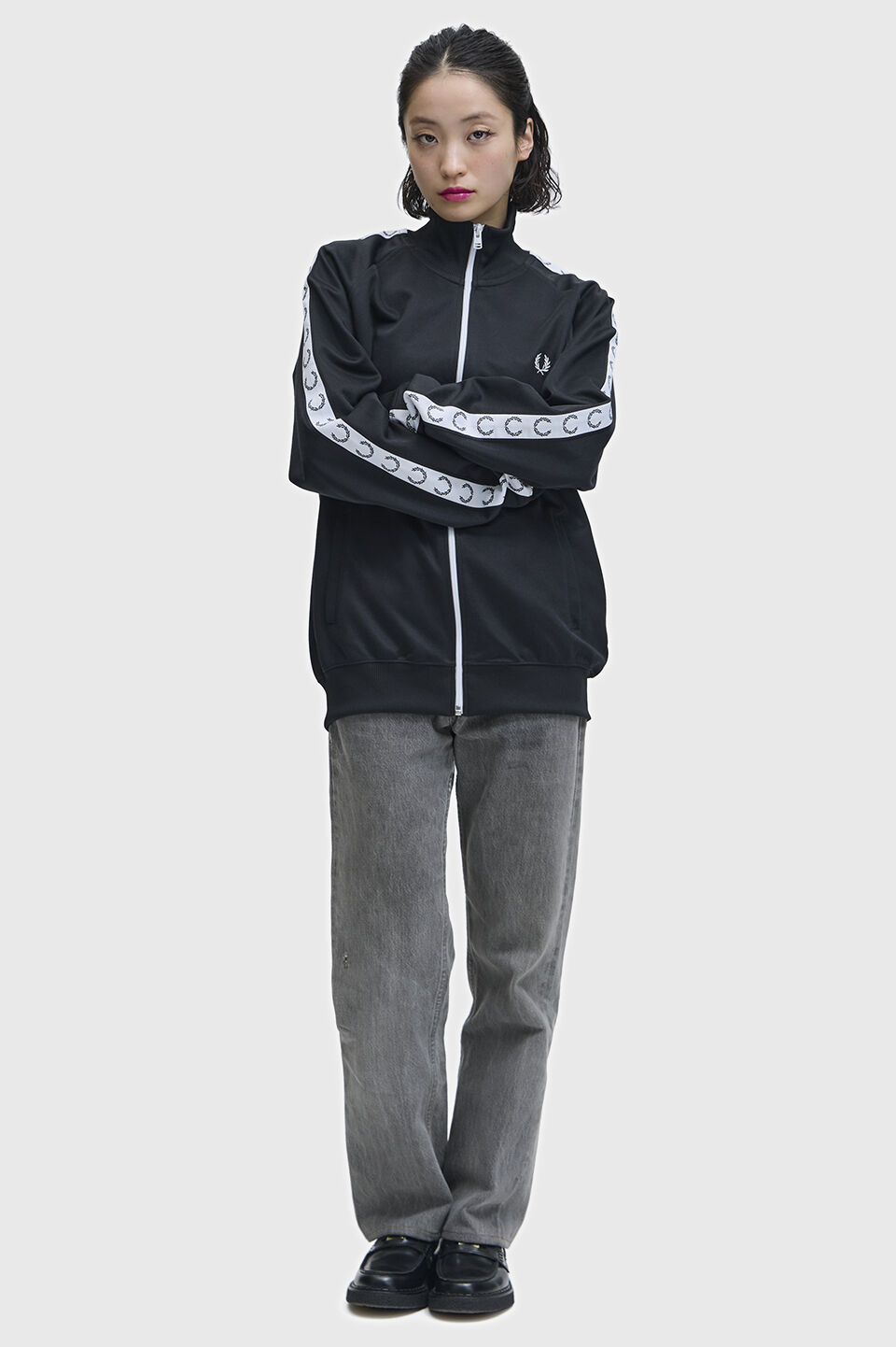 FRED PERRY 「FRED PERRY／Taped Track Jacket／フレッドペリートラックジャケット」|スウェット・ジャージ|