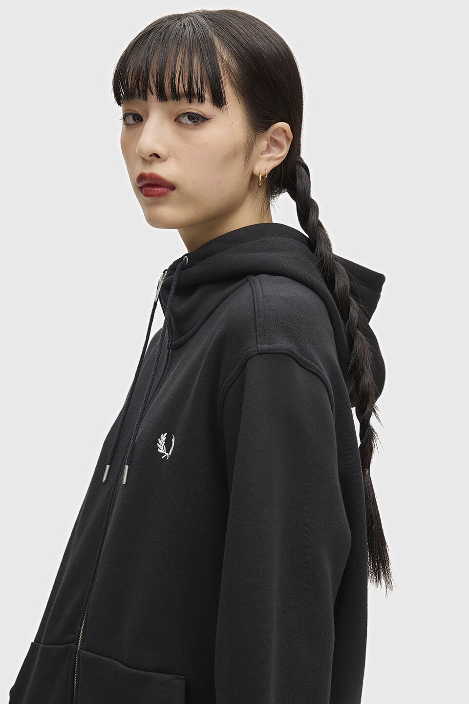 FRED PERRY 「FRED PERRY／Hooded Zip Through Sweatshirt／フードジップアップパーカー」|スウェット・ジャージ|