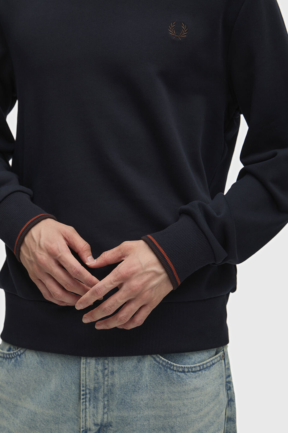 FRED PERRY 「FRED PERRY／Crew Neck Sweatshirt／フレッドペリースウェットシャツ」|Tシャツ・カットソー|