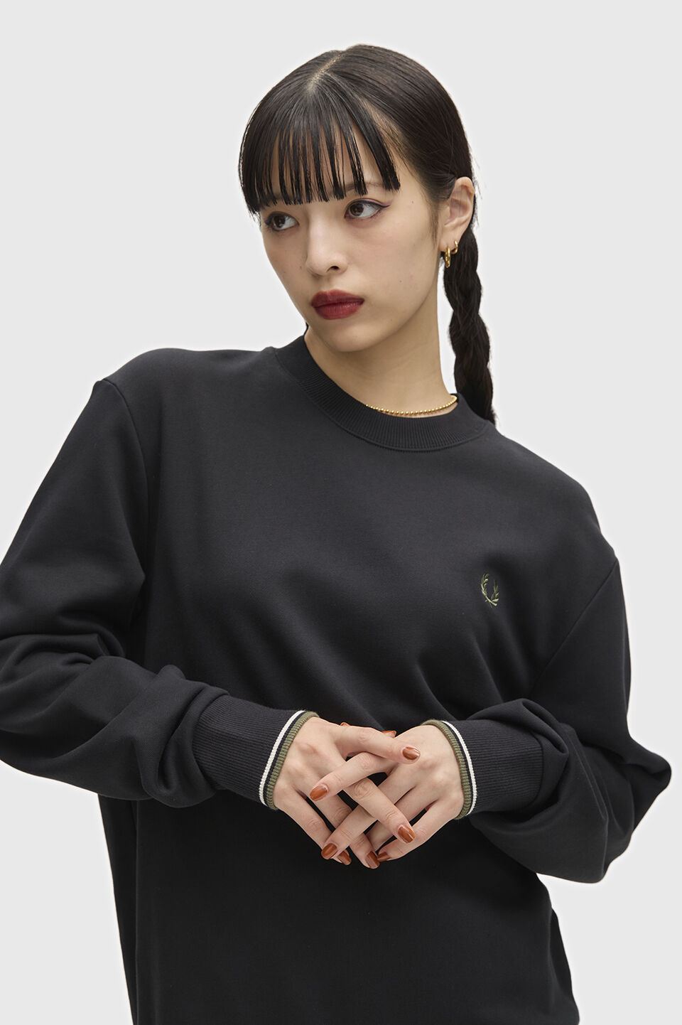 FRED PERRY 「FRED PERRY／Crew Neck Sweatshirt／フレッドペリースウェットシャツ」|Tシャツ・カットソー|