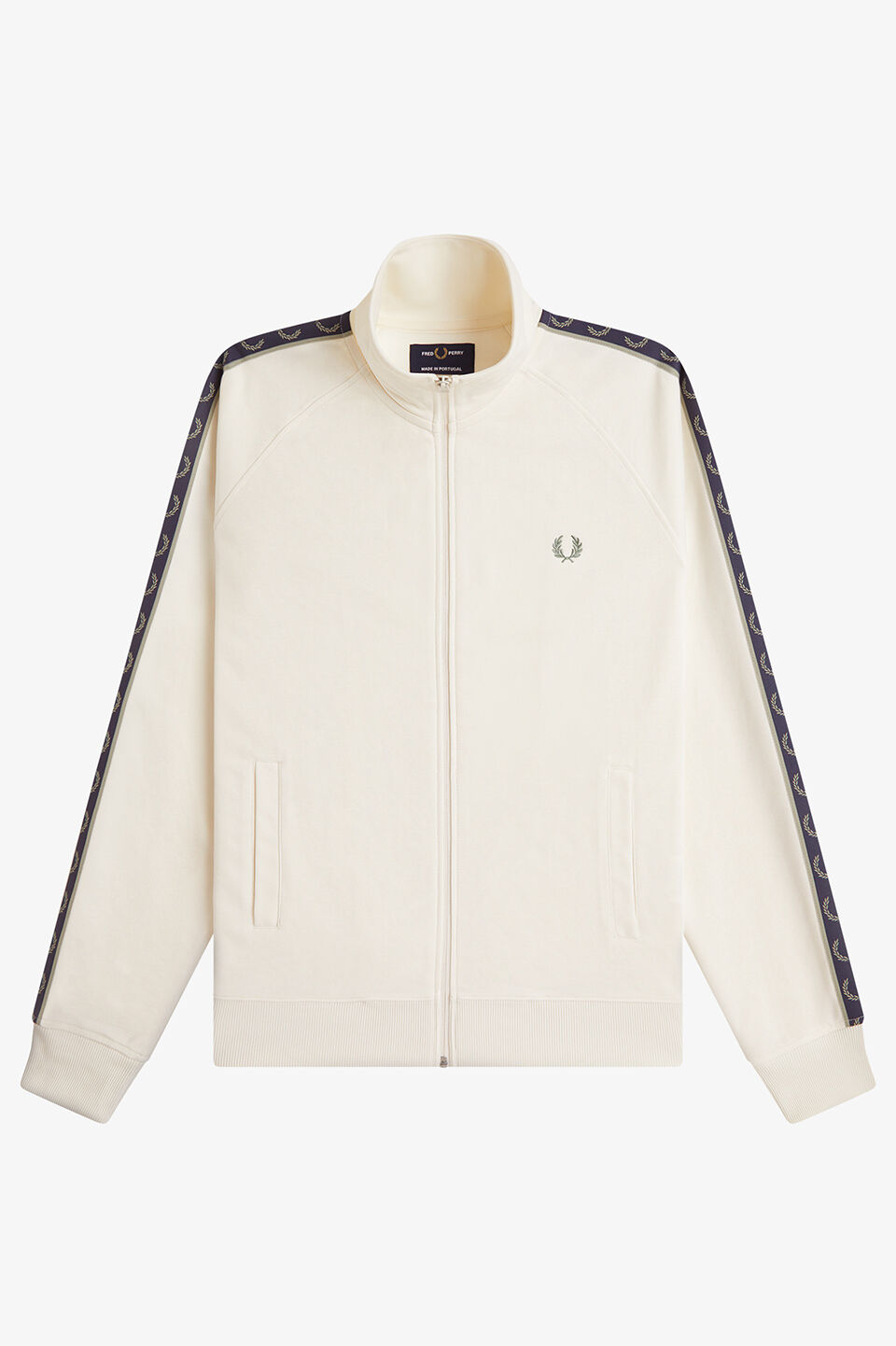 FRED PERRY 「FRED PERRY／Contrast Tape Track Jacket／フレッドペリー コントラストテープトラックジャケット」|ブルゾン・スタジャン|