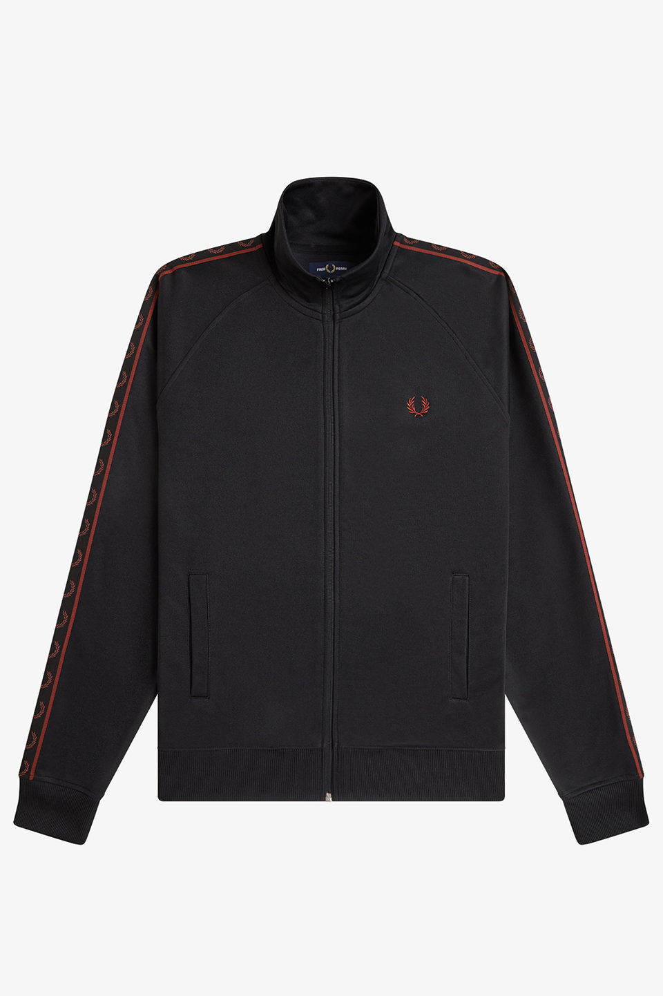 FRED PERRY 「FRED PERRY／Contrast Tape Track Jacket／フレッドペリー コントラストテープトラックジャケット」|ブルゾン・スタジャン|