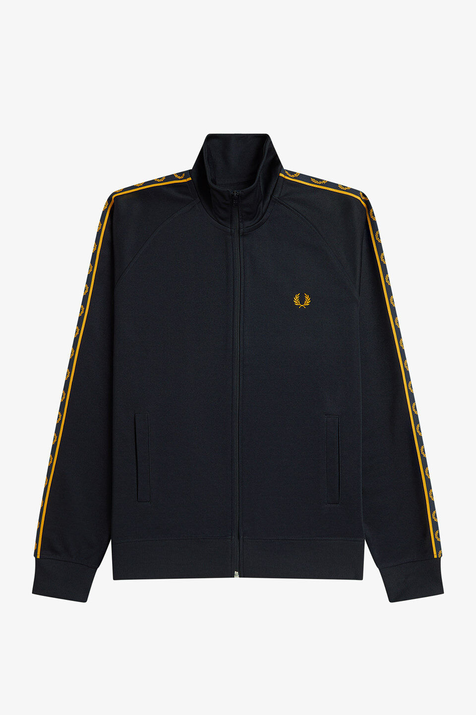 FRED PERRY 「FRED PERRY／Contrast Tape Track Jacket／フレッドペリー コントラストテープトラックジャケット」|ブルゾン・スタジャン|