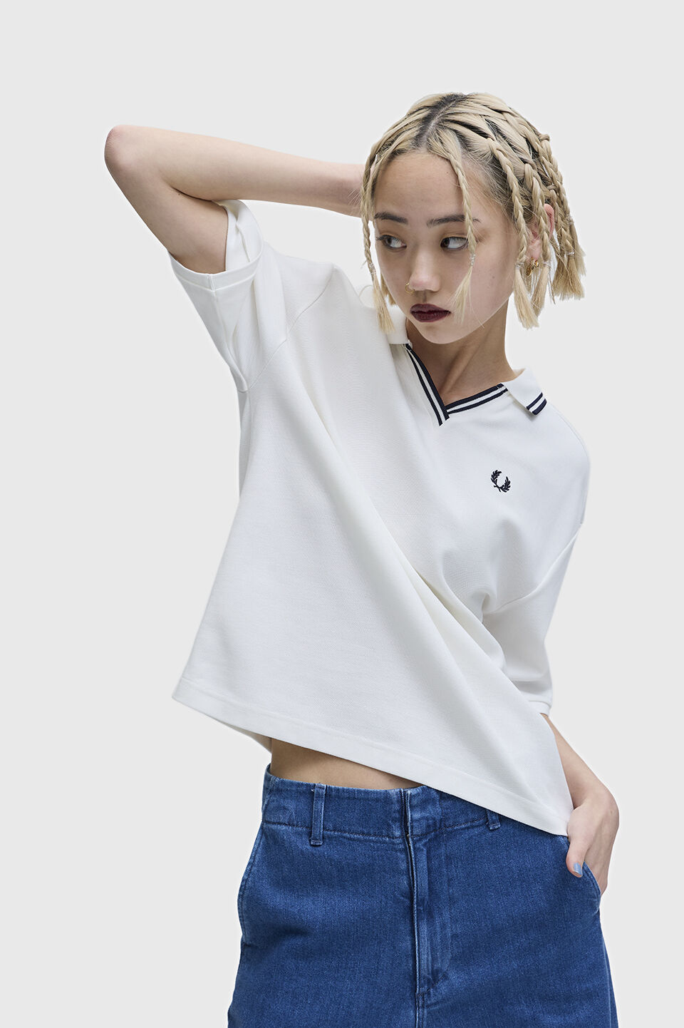 FRED PERRY 「Open Collar Tipped Polo Shirt／オープンカラーティップラインポロシャツ」|Tシャツ・カットソー|