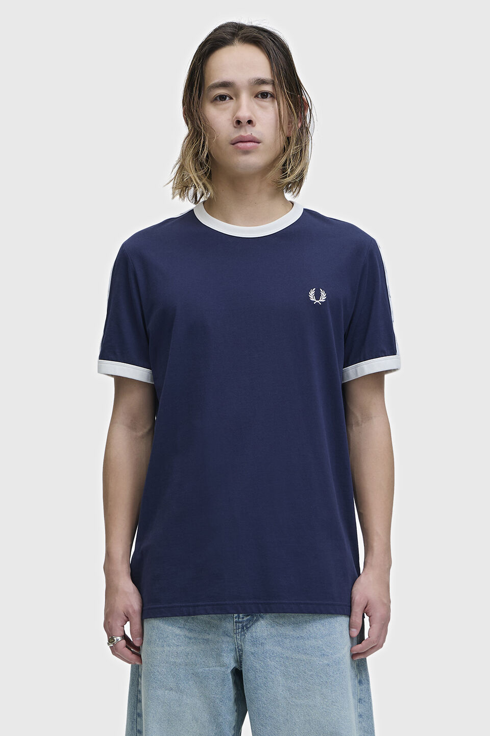 FRED PERRY 「Taped Ringer T-Shirt／テープリンガーＴシャツ」|Tシャツ・カットソー|