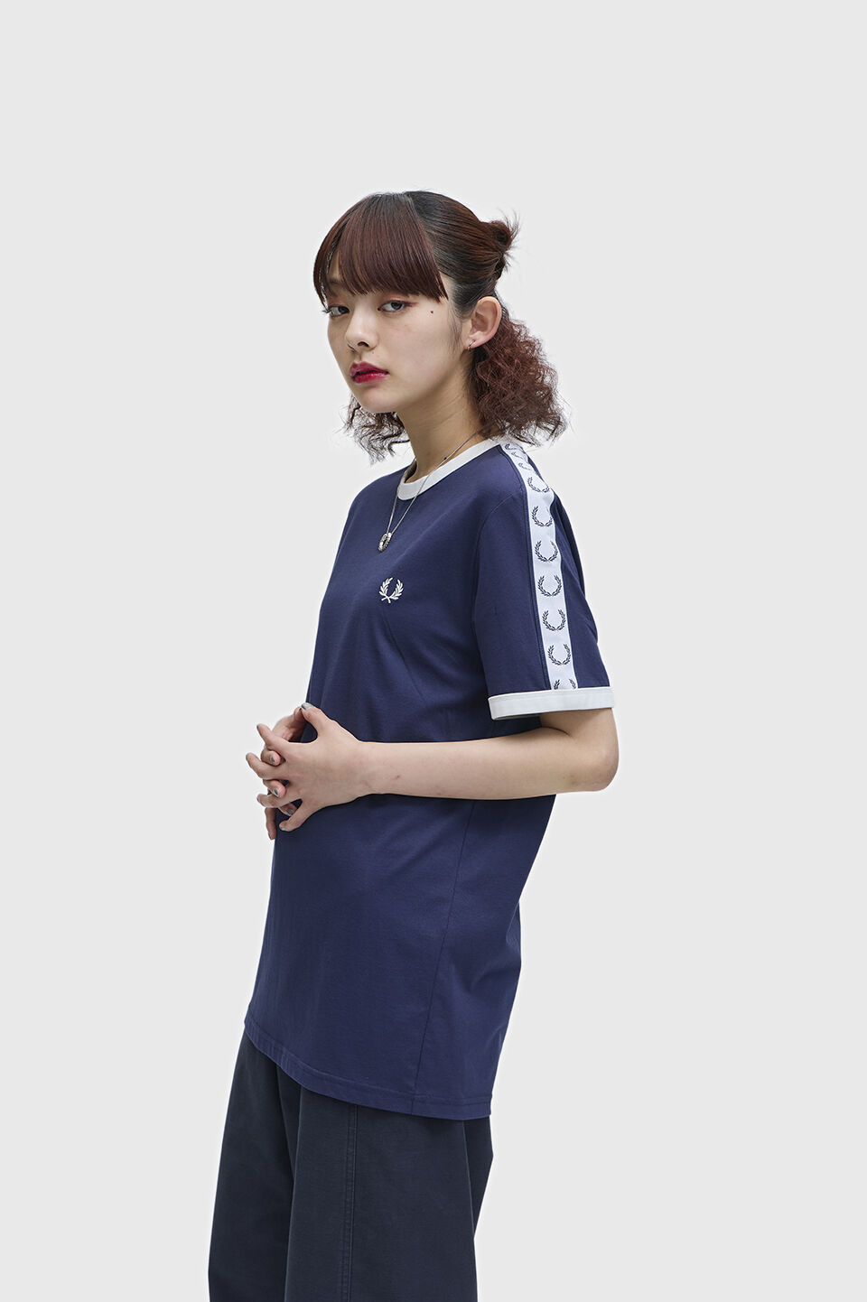 FRED PERRY 「Taped Ringer T-Shirt／テープリンガーＴシャツ」|Tシャツ・カットソー|