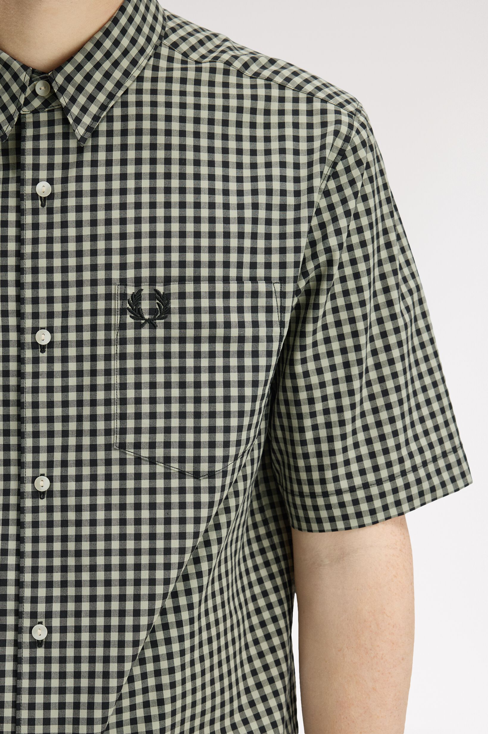 FRED PERRY 「Gingham Short Sleeve Shirt／ギンガムチェック半袖シャツ」|シャツ・ブラウス|