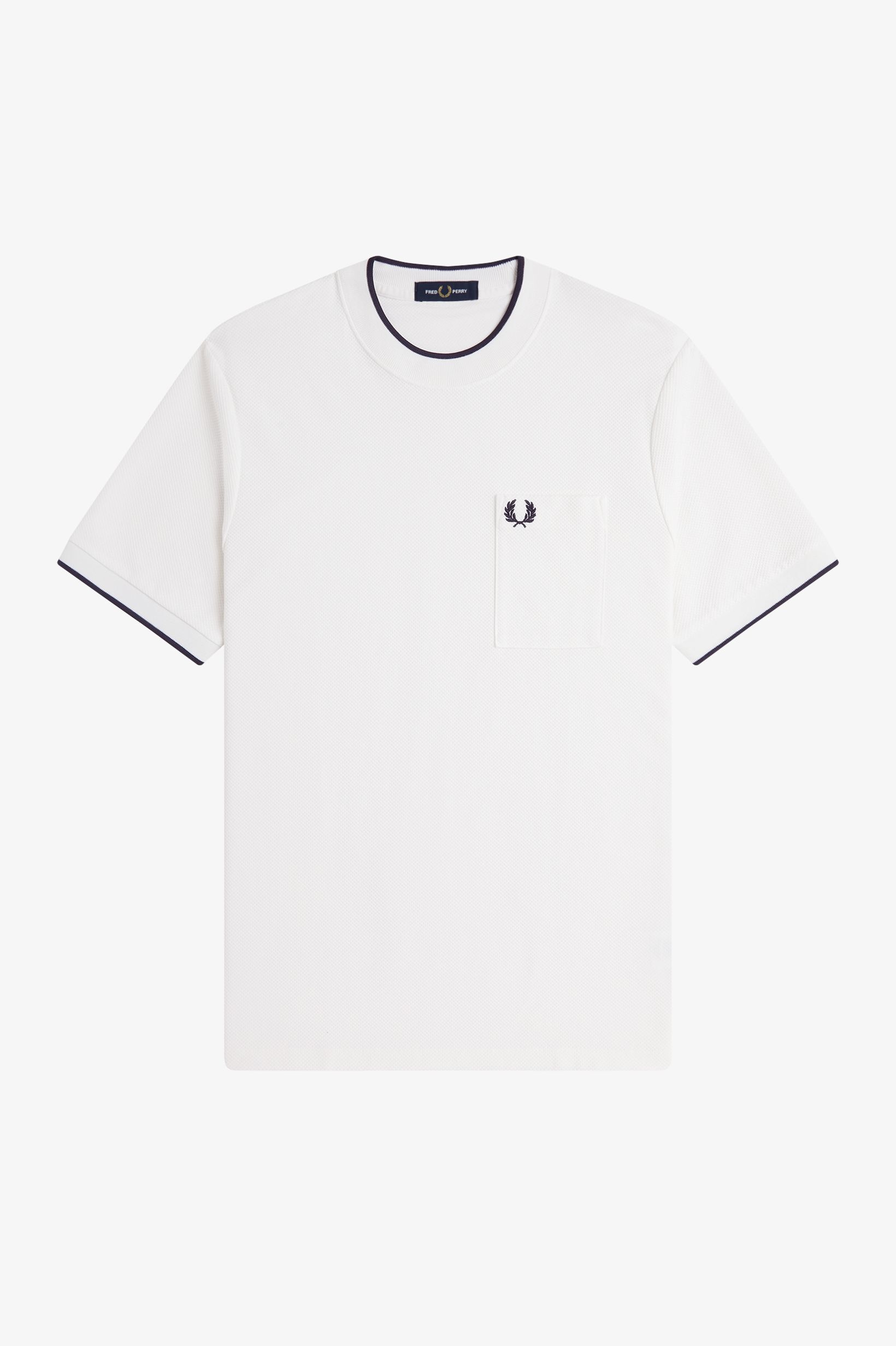 FRED PERRY 「Pocket Detail Pique T-Shirt／ポケットディティールピケTシャツ」|Tシャツ・カットソー|SNOW WHITE