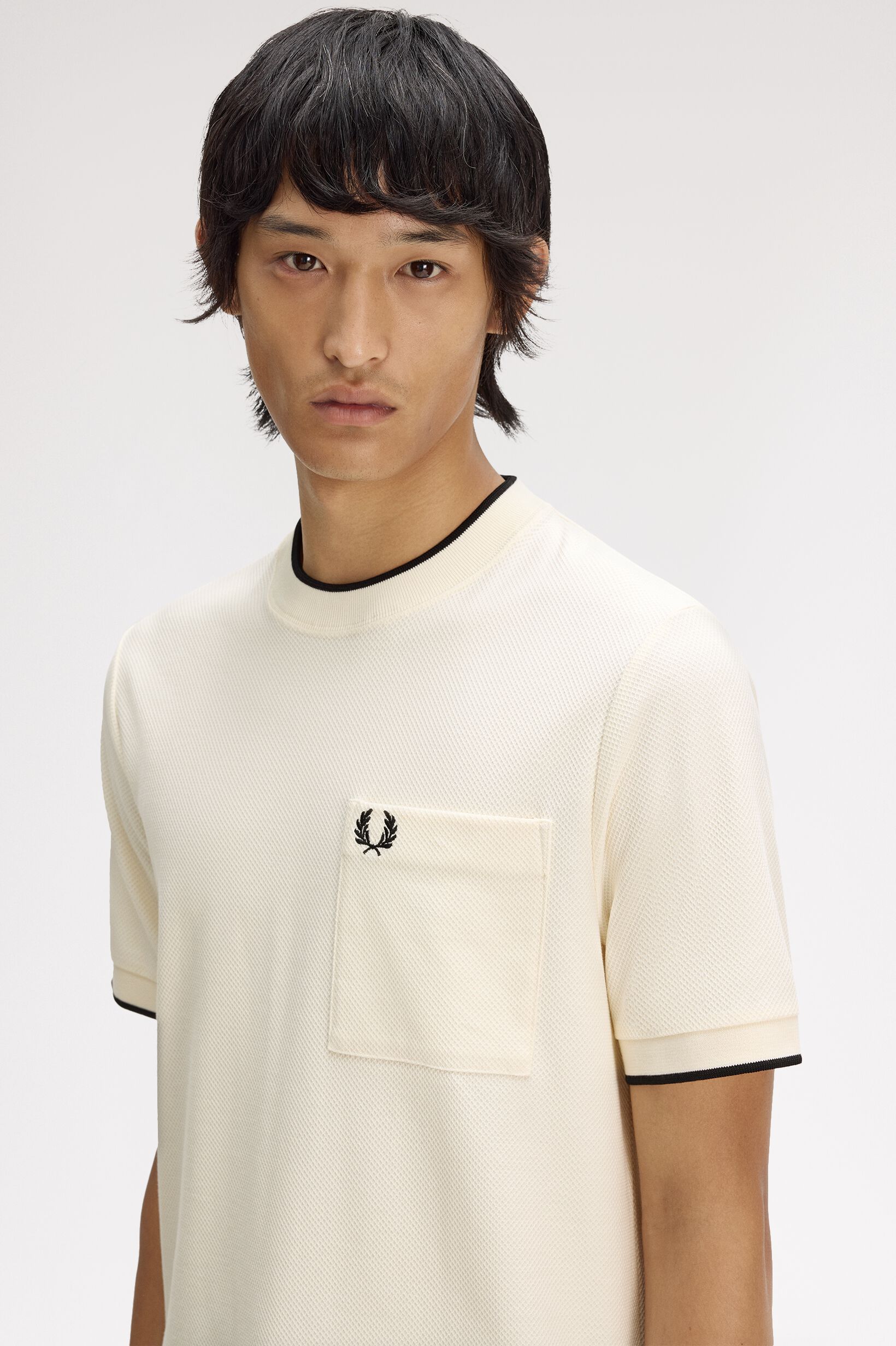 FRED PERRY 「Pocket Detail Pique T-Shirt／ポケットディティールピケTシャツ」|Tシャツ・カットソー|