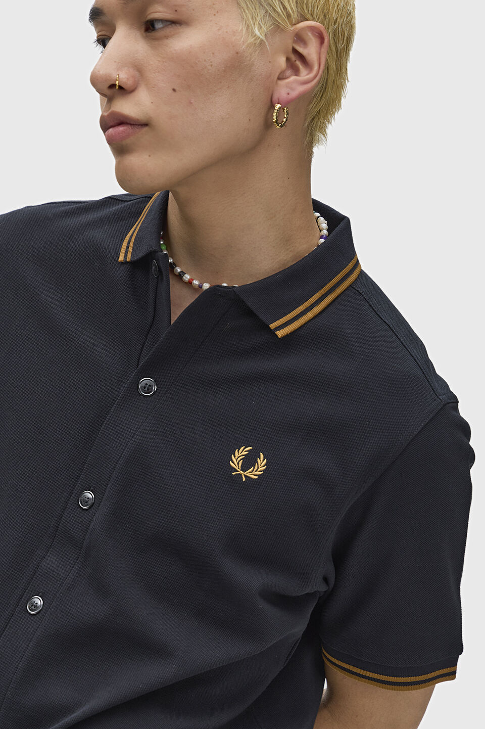 FRED PERRY 「Button Through Polo Shirt／ボタンスルーポロシャツ」|シャツ・ブラウス|