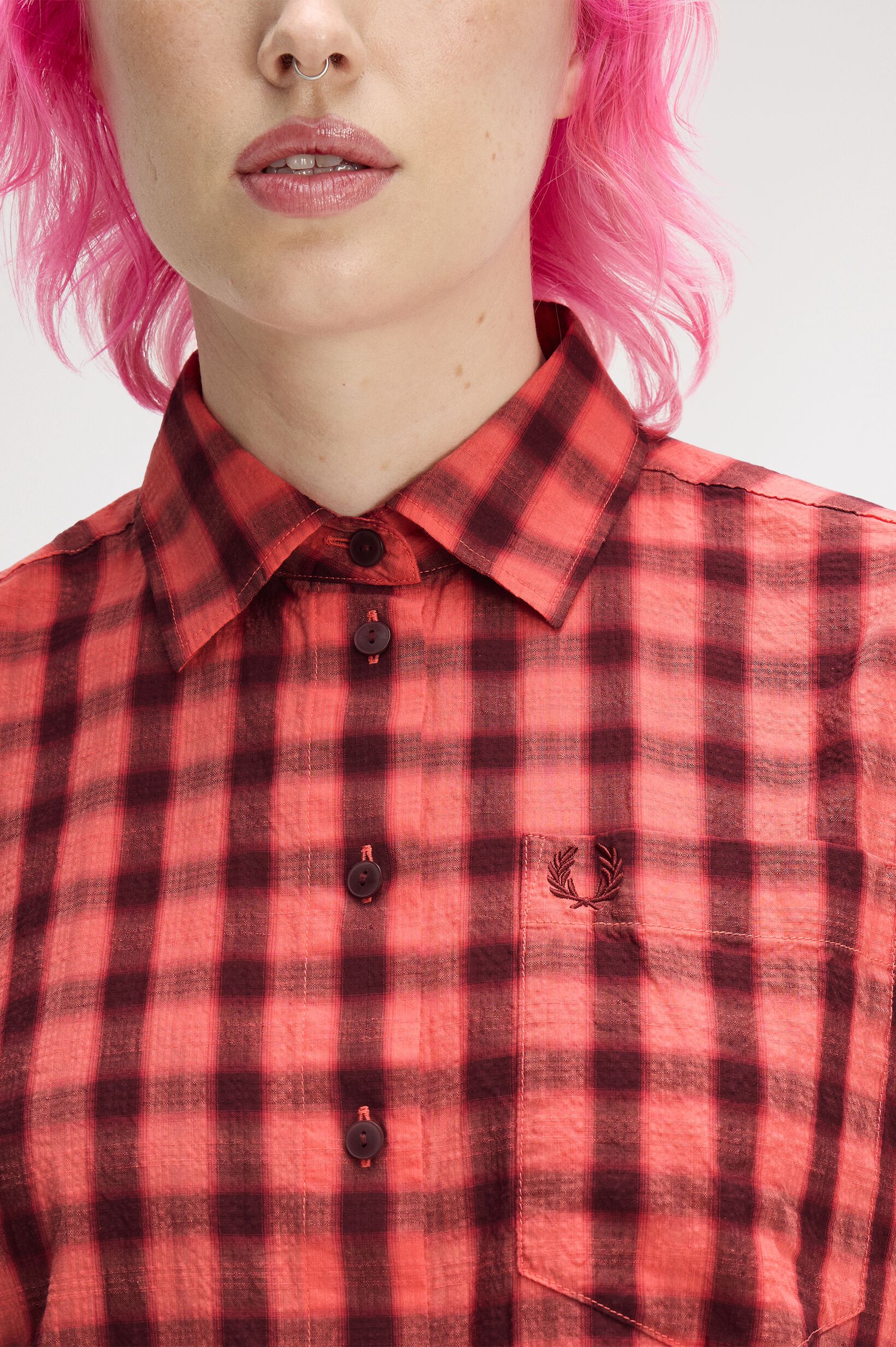 FRED PERRY 「Textured Check Shirt」|シャツ・ブラウス|