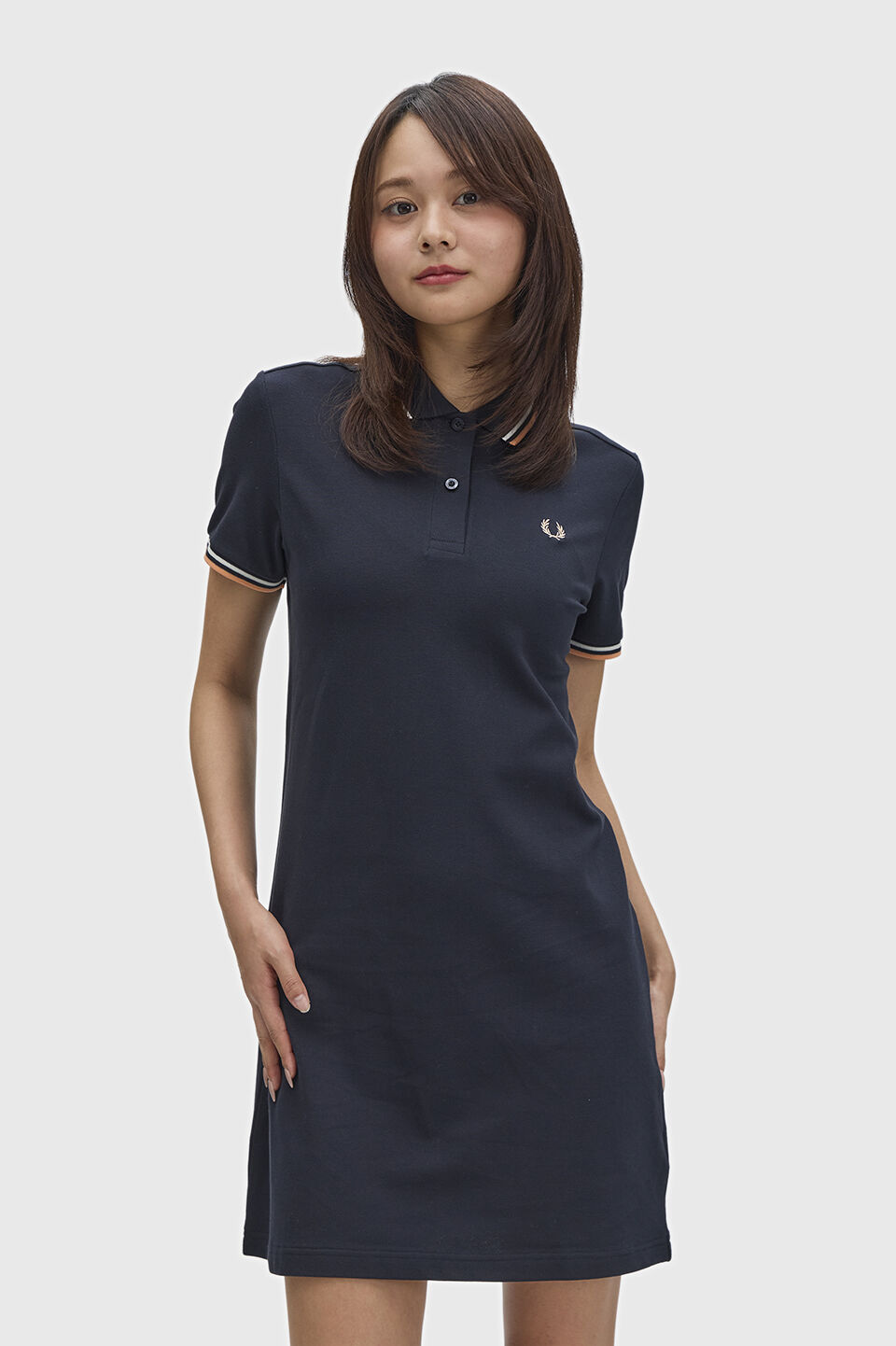 FRED PERRY 「Twin Tipped Fred Perry Dress D3600／フレッドペリーポロワンピース D3600」|ワンピース|NAVY/SNW WHT/PCH