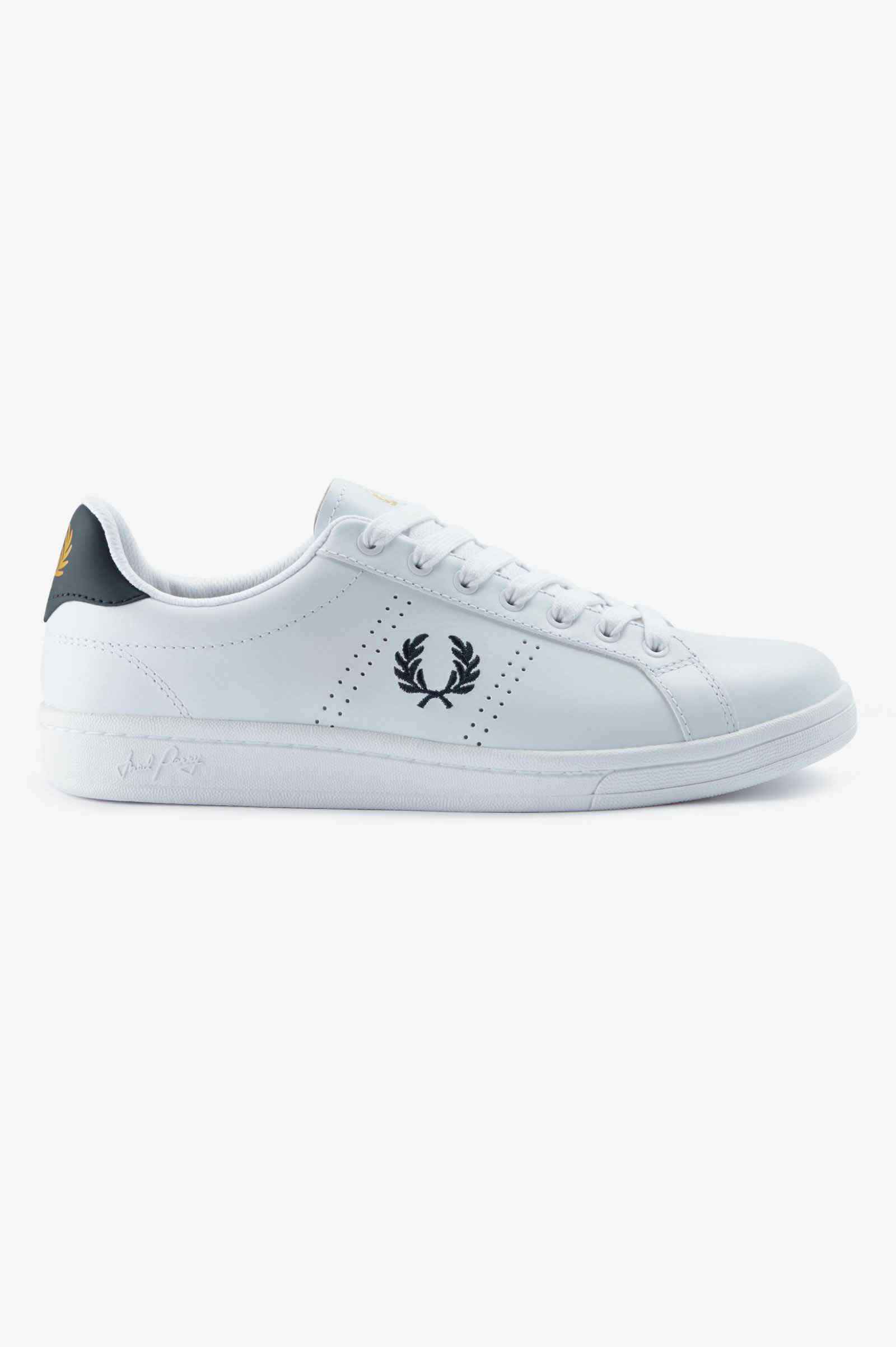 FRED PERRY 「FRED PERRY／B721 Leather／レザースニーカー」|スニーカー|WHITE / NAVY