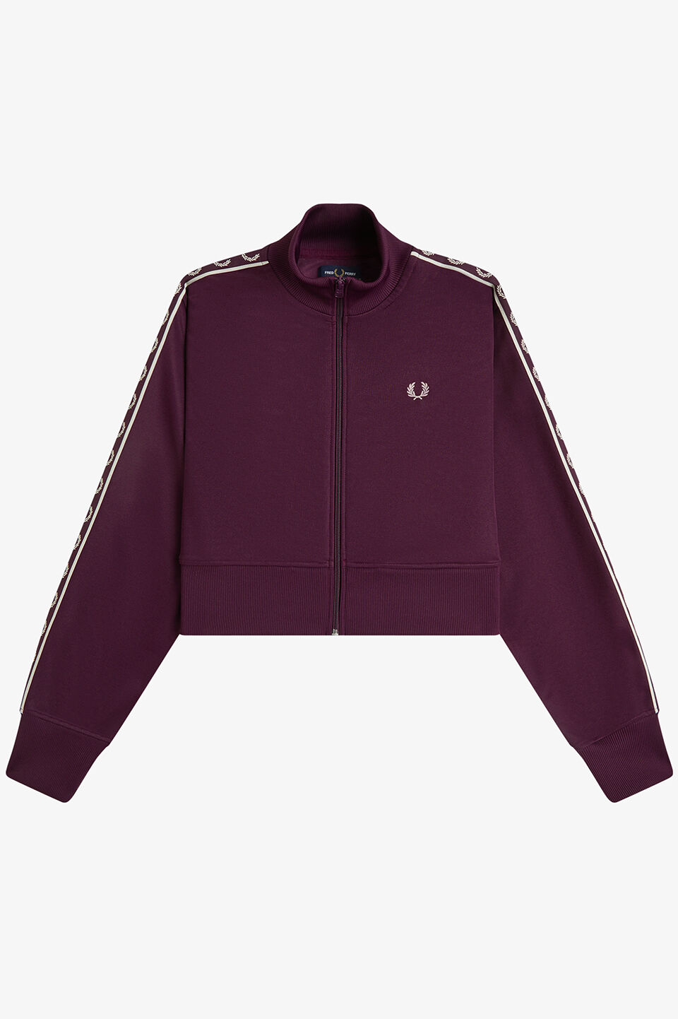 FRED PERRY 「Cropped Taped Track Jacket／クロップドテープトラックジャケット」|スウェット・ジャージ|
