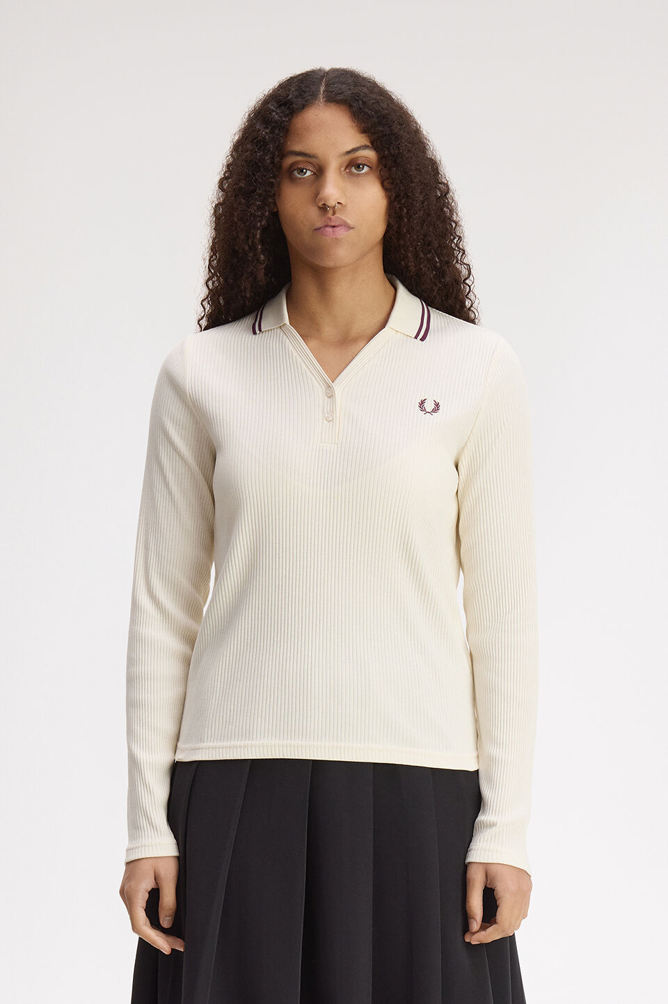 FRED PERRY 「FRED PERRY／Twin Tipped Ribbed Polo Shirt／ツインティップリブポロシャツ」|ポロシャツ|