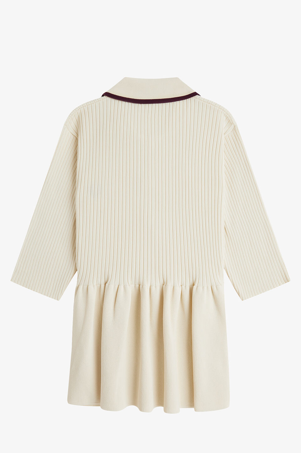 FRED PERRY 「FRED PERRY／Peplum Knitted Shirt／ペプラムニットポロシャツ」|ポロシャツ|
