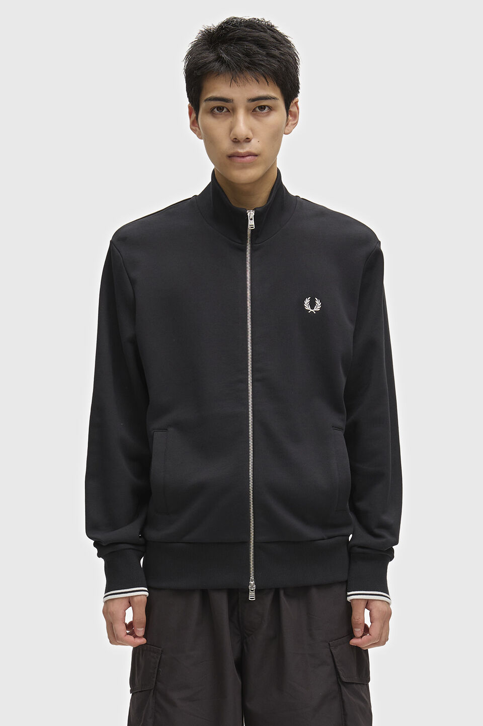 FRED PERRY 「FRED PERRY／Zip Through Sweatshirt／ジップスルースウェット」|スウェット・ジャージ|
