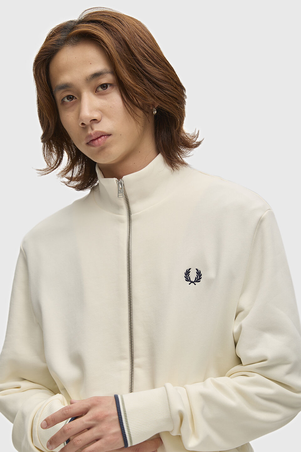 FRED PERRY 「FRED PERRY／Zip Through Sweatshirt／ジップスルースウェット」|スウェット・ジャージ|