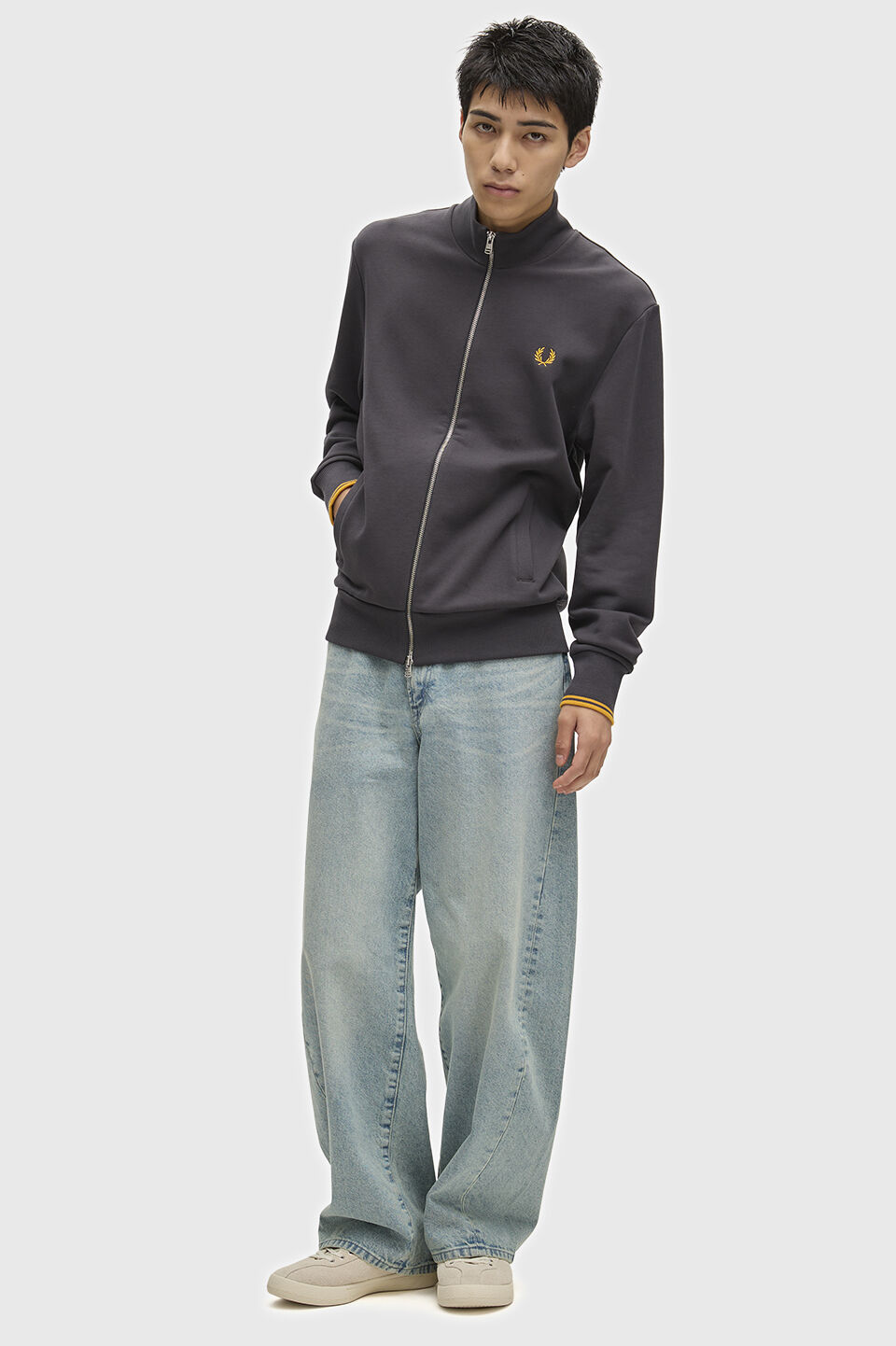 FRED PERRY 「FRED PERRY／Zip Through Sweatshirt／ジップスルースウェット」|スウェット・ジャージ|