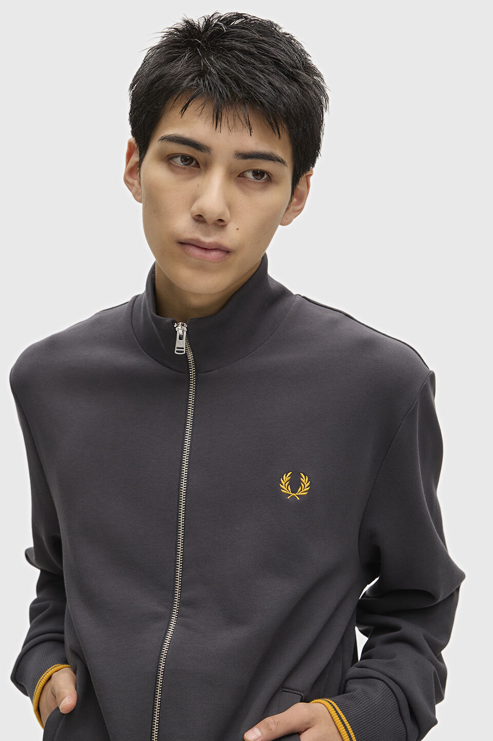 FRED PERRY 「FRED PERRY／Zip Through Sweatshirt／ジップスルースウェット」|スウェット・ジャージ|