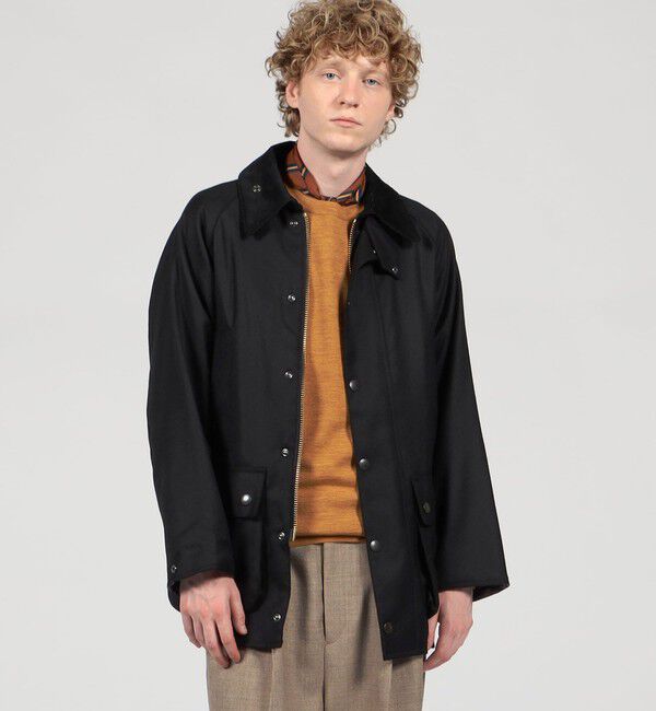 TOMORROWLAND MENS「【別注】Barbour CL BEAUFORT ウールブルゾン DORMEIUL」|ブルゾン・スタジャン|