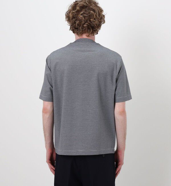 TOMORROWLAND MENS「【接触冷感・吸水速乾】コットンポリエステルポンチ クルーネックTシャツ」|Tシャツ・カットソー|
