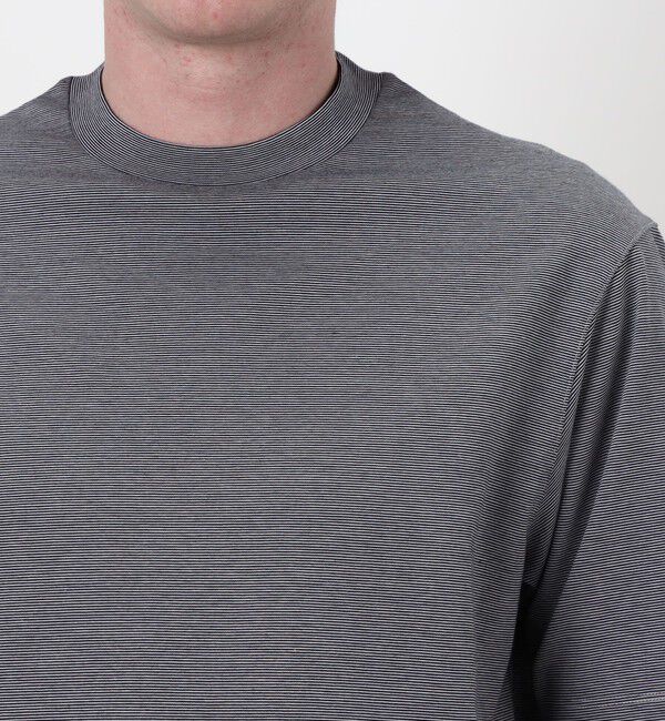 TOMORROWLAND MENS「【接触冷感・吸水速乾】コットンポリエステルポンチ クルーネックTシャツ」|Tシャツ・カットソー|