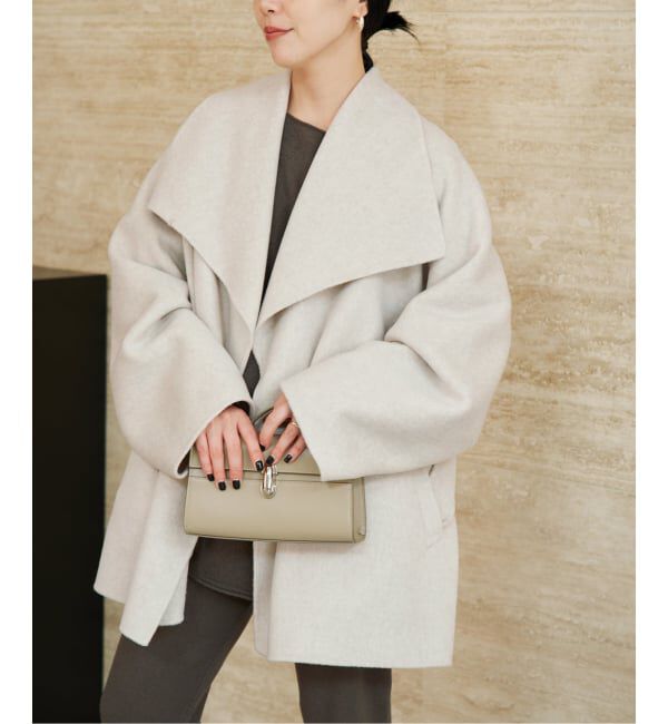 Plage「《WEB限定追加予約》HAMILTON DRAPE HALF コート」|その他|