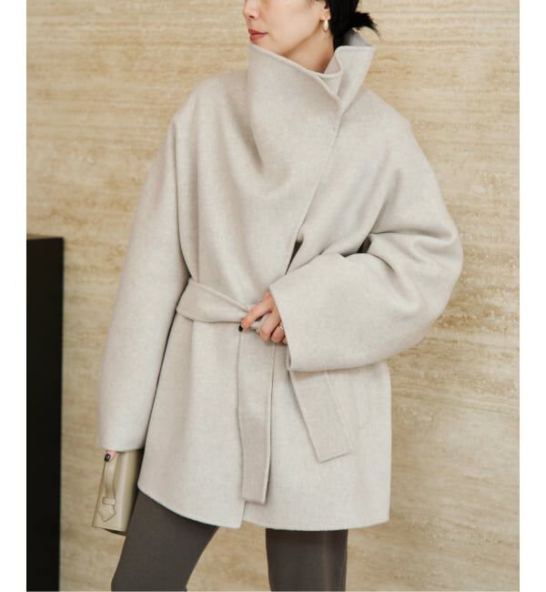 Plage「《WEB限定追加予約》HAMILTON DRAPE HALF コート」|その他|