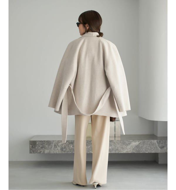 Plage「《WEB限定追加予約》HAMILTON DRAPE HALF コート」|その他|