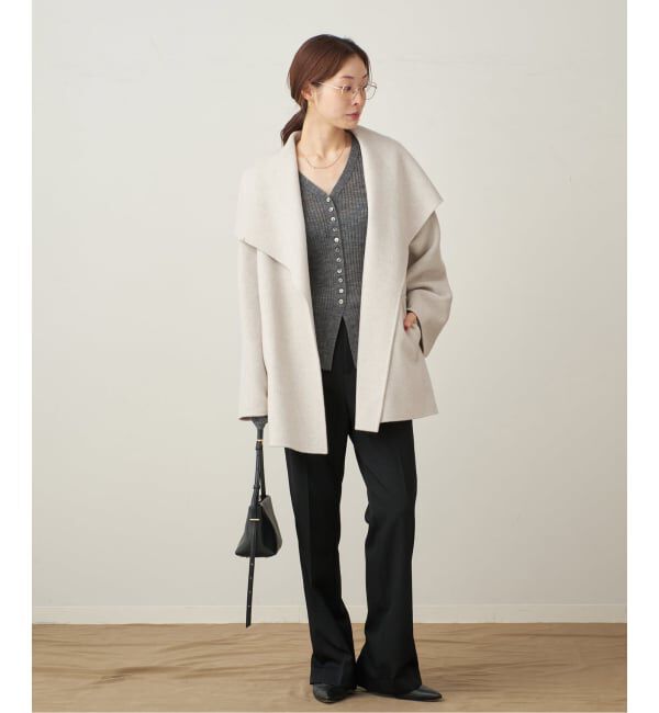 Plage「《WEB限定追加予約》HAMILTON DRAPE HALF コート」|その他|