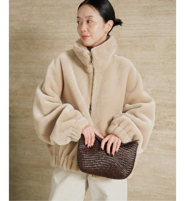 Plage「《予約》Vegancode / ヴィ―ガンコード 別注 ECOFUR BOMBER ジャケット」|その他|