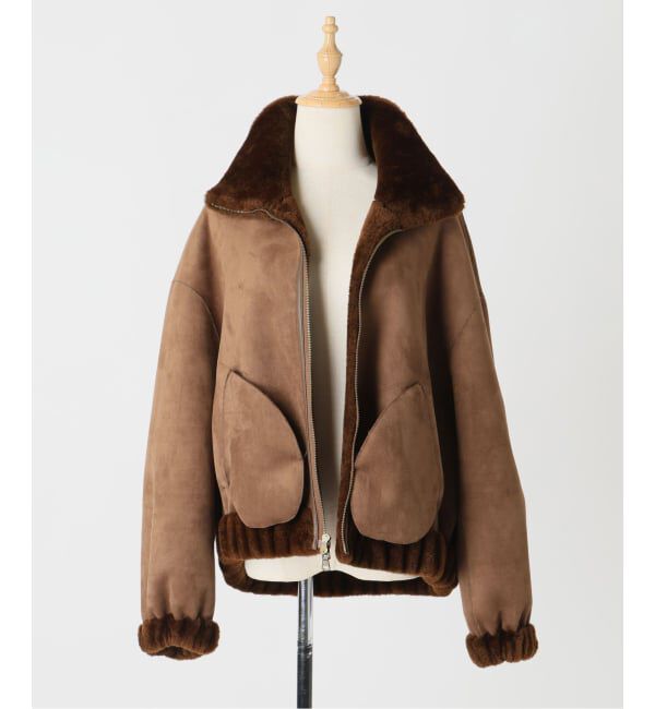 Plage「《予約》Vegancode / ヴィ―ガンコード 別注 ECOFUR BOMBER ジャケット」|その他|