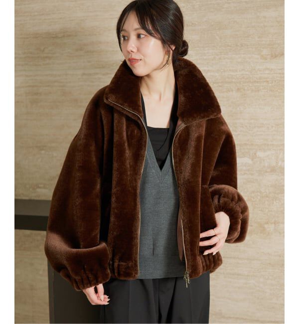 Plage「《予約》Vegancode / ヴィ―ガンコード 別注 ECOFUR BOMBER ジャケット」|その他|