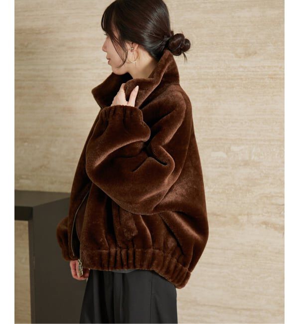 Plage「《予約》Vegancode / ヴィ―ガンコード 別注 ECOFUR BOMBER ジャケット」|その他|