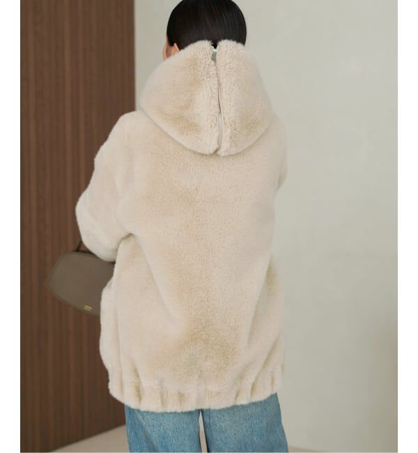 Plage「《WEB限定追加予約》Vegancode / ヴィ―ガンコード FAUX FUR ブルゾン」|その他|