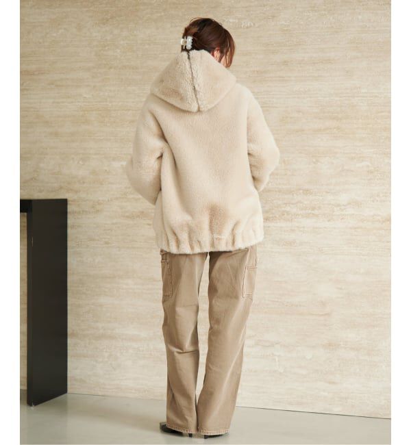 Plage「《WEB限定追加予約》Vegancode / ヴィ―ガンコード FAUX FUR ブルゾン」|その他|